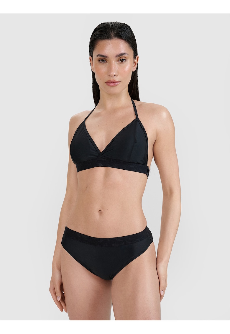 Sutien de bikini  negru - design clasic - cupe detasabile - material sintetic