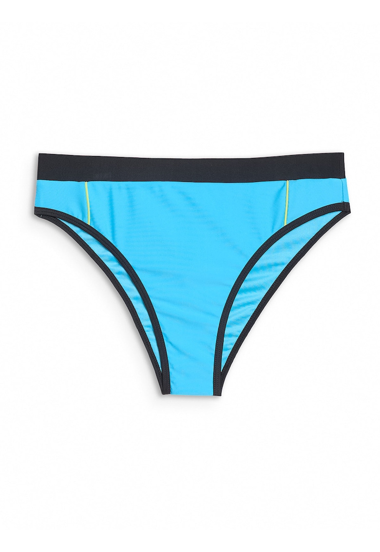 Costum de baie pentru femei -  bikini - elastic - albastru - material sintetic