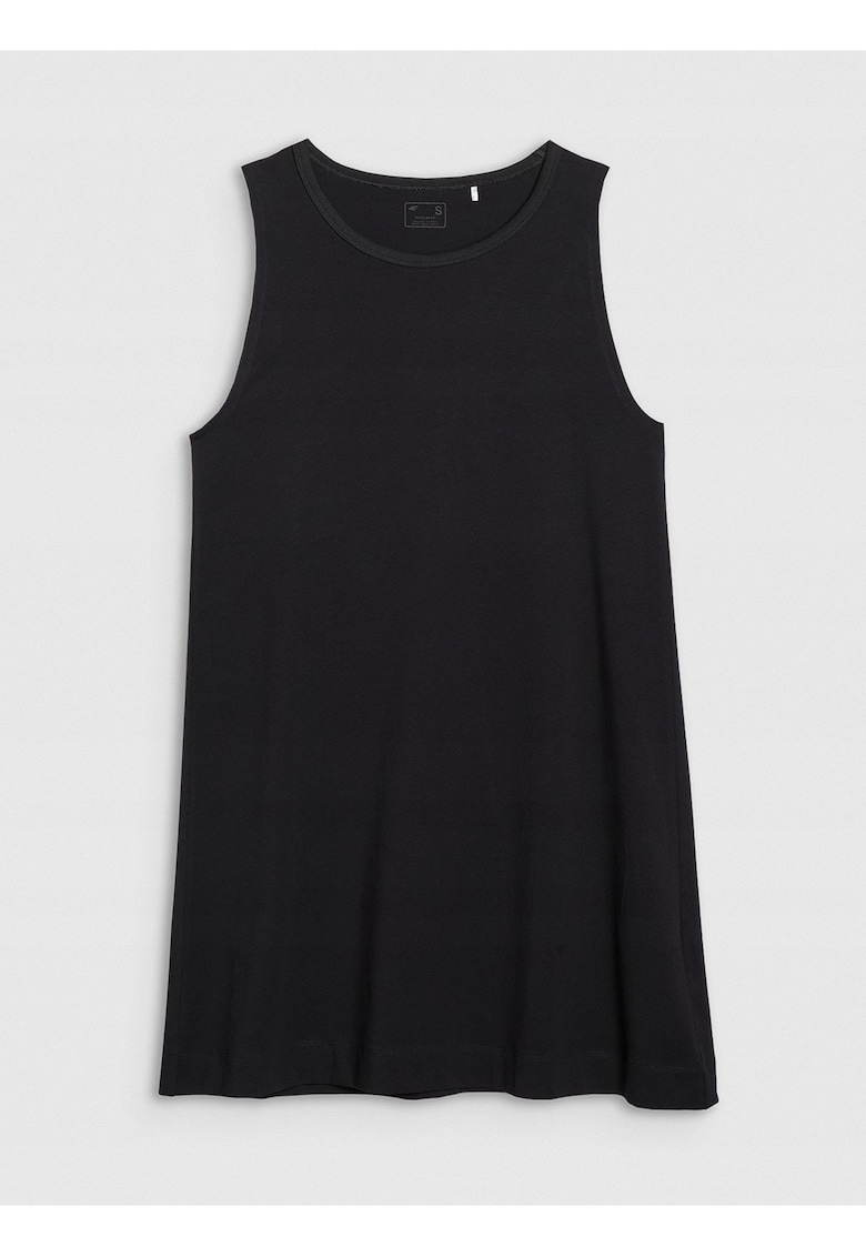 Rochie mini  neagra - textil - Negru