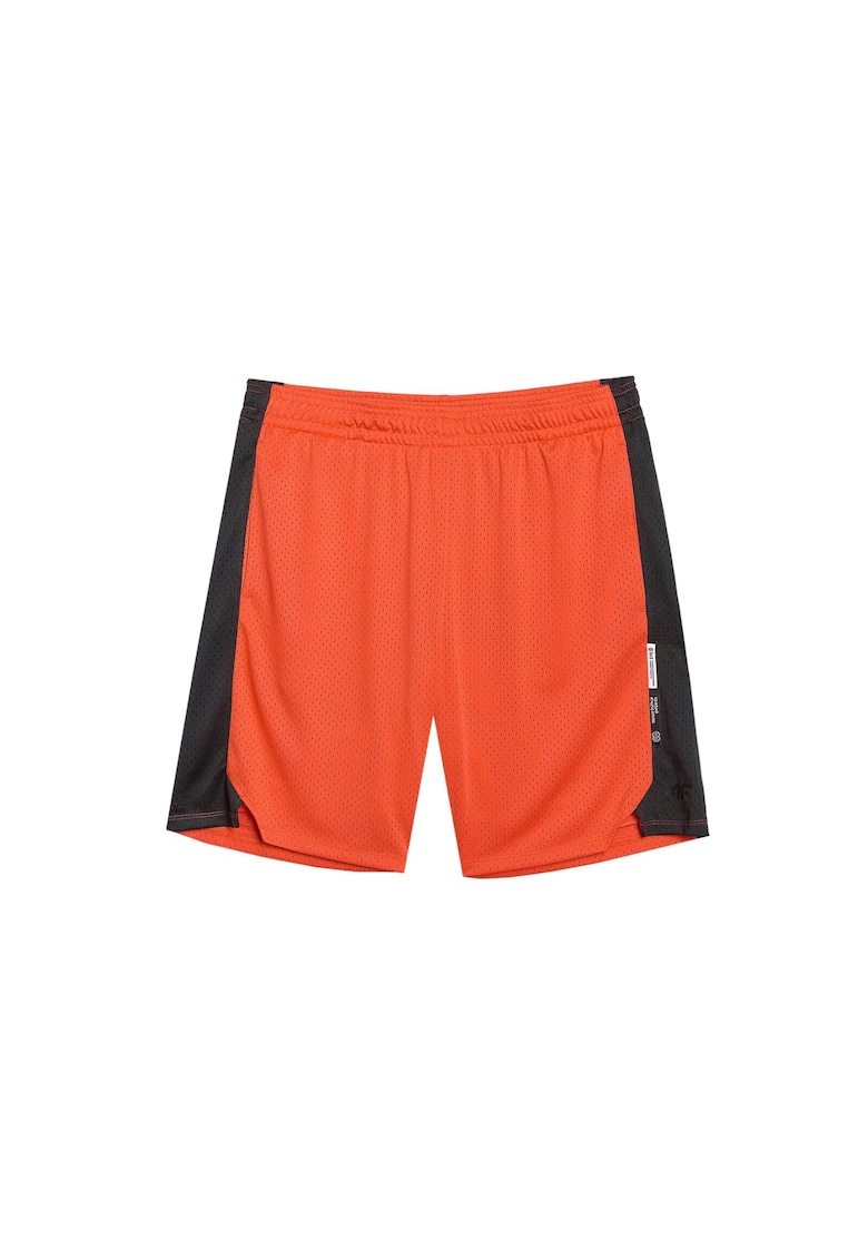 Pantaloni scurti de baschet  portocalii - uscare rapida - model oversize - sintetic