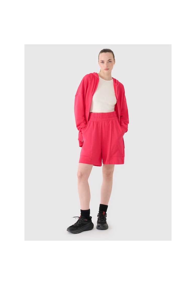 Pantaloni sport dama  roz - bumbac