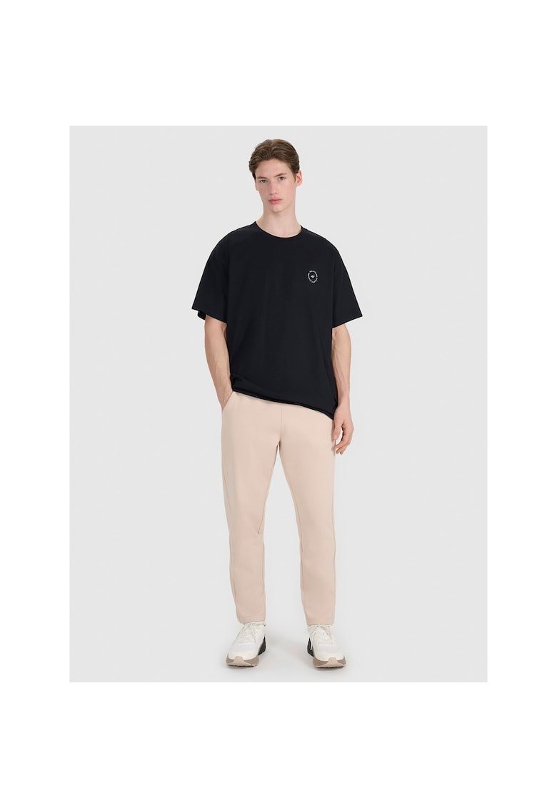 Pantaloni sport barbati  bej - 300 g/m - 85% bumbac