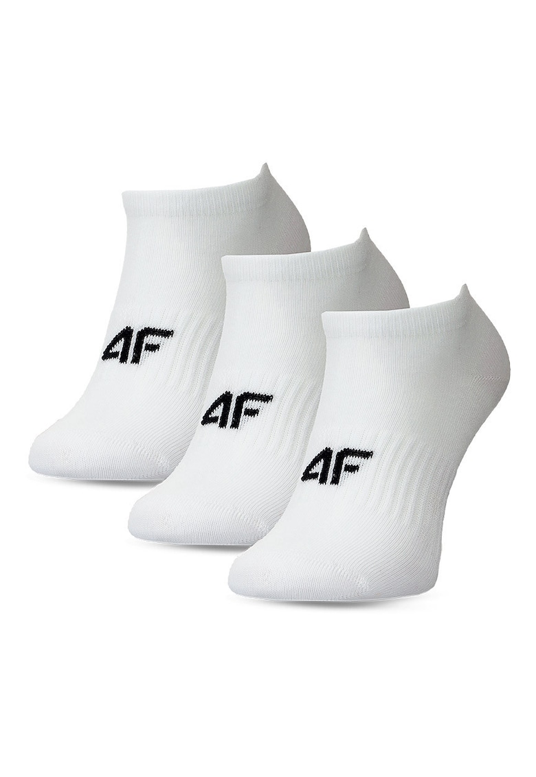 Sosete  pentru fete - set de 3 - alb - bumbac - casual