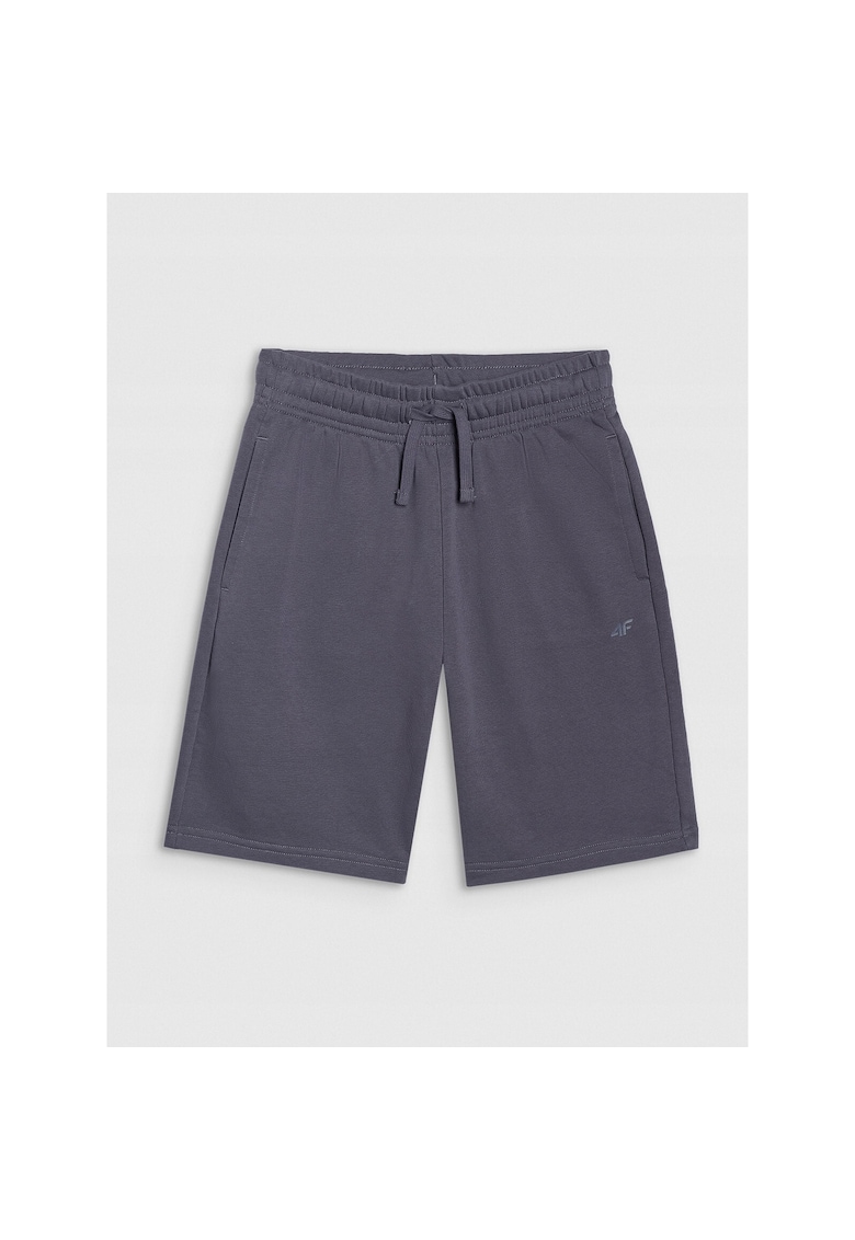 Pantaloni sport copii -  supradimensionati - gri - bumbac/poliester