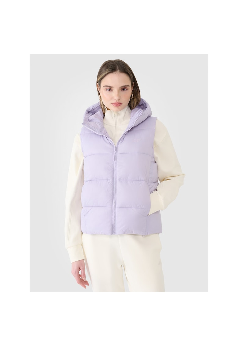 Veste sport dama  fara maneci - violet
