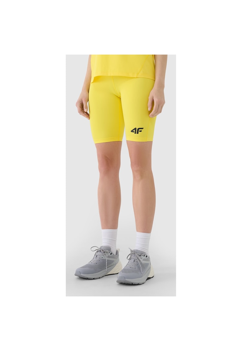 Leggings Scurti pentru Antrenament Femei  Tehnologie 4FDry - Culoare Uniforma - Marimi XXS-3XL