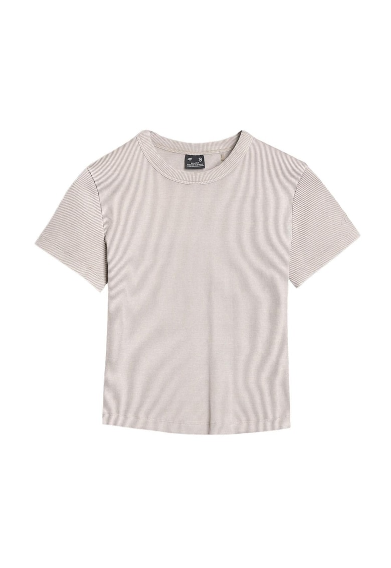 Tricou dama RSS25TTSHF2696-83S - 4F - Bumbac - Bej