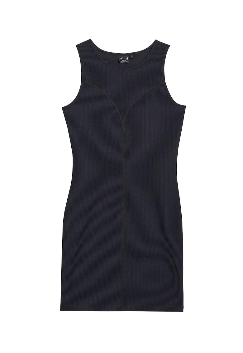 Rochie midi  tricotata - negru - pentru femei