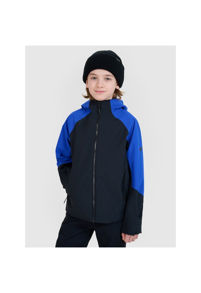 Jacheta trekking copii  Poliester - membrana NeoDry 5000 - albastra