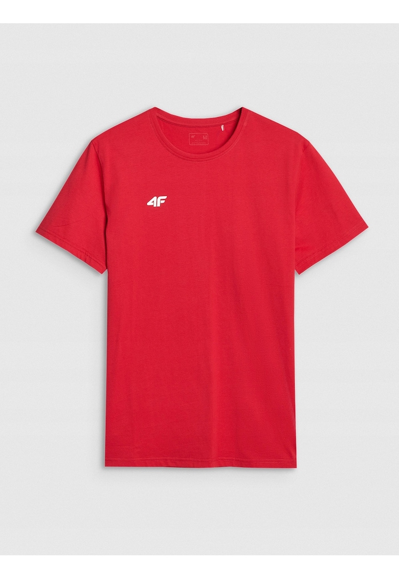 Tricou polo barbati  rosu - bumbac - croiala obisnuita - guler clasic cu 3 nasturi