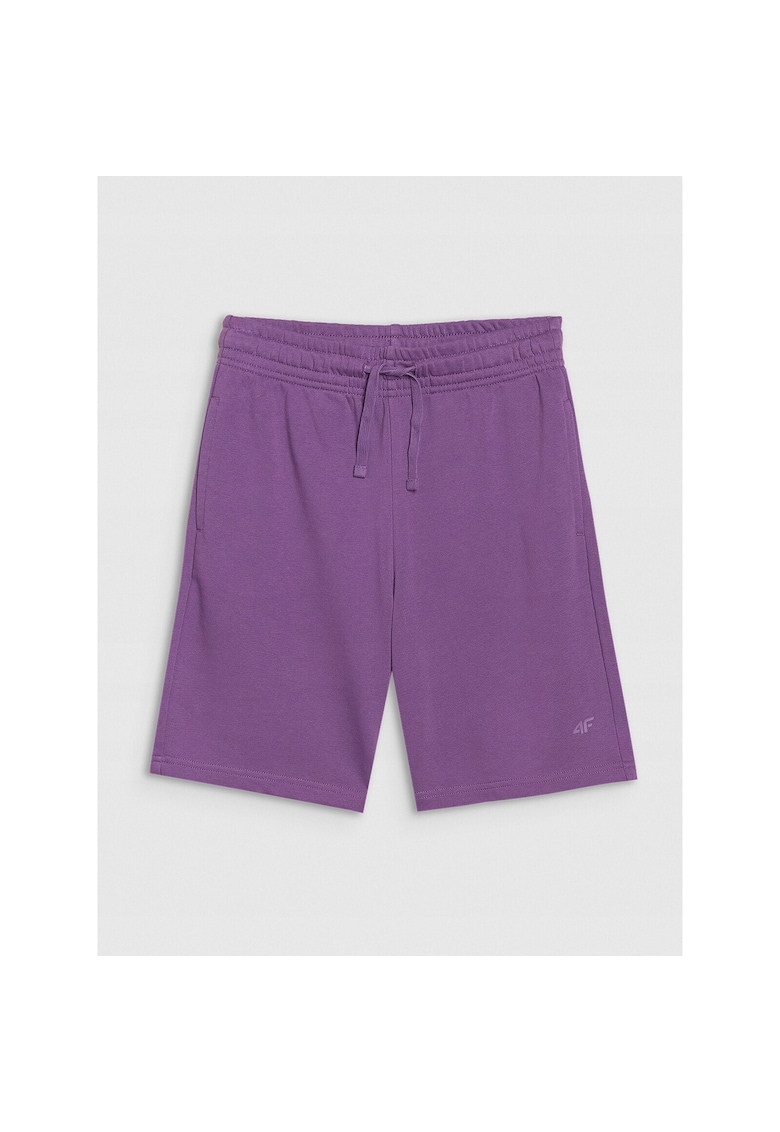Pantaloni sport copii -  pentru baieti - violet - bumbac