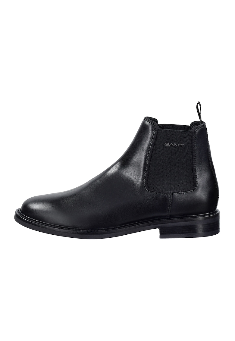 Ghete Chelsea din piele St Fairkon - Negru