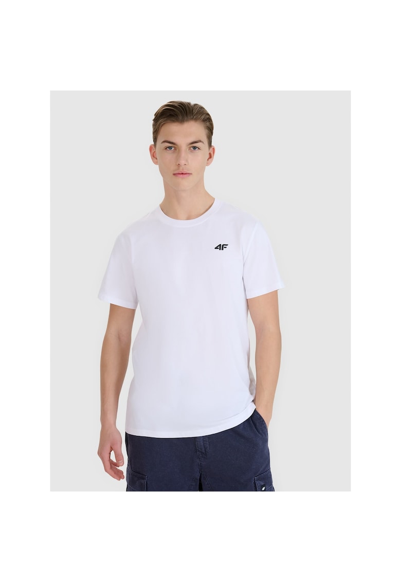 Set 2 tricouri sport barbati  bumbac - alb/negru