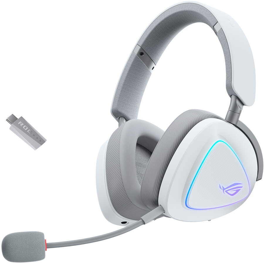 Casti ROG Delta II (white, WLAN, Bluetooth)