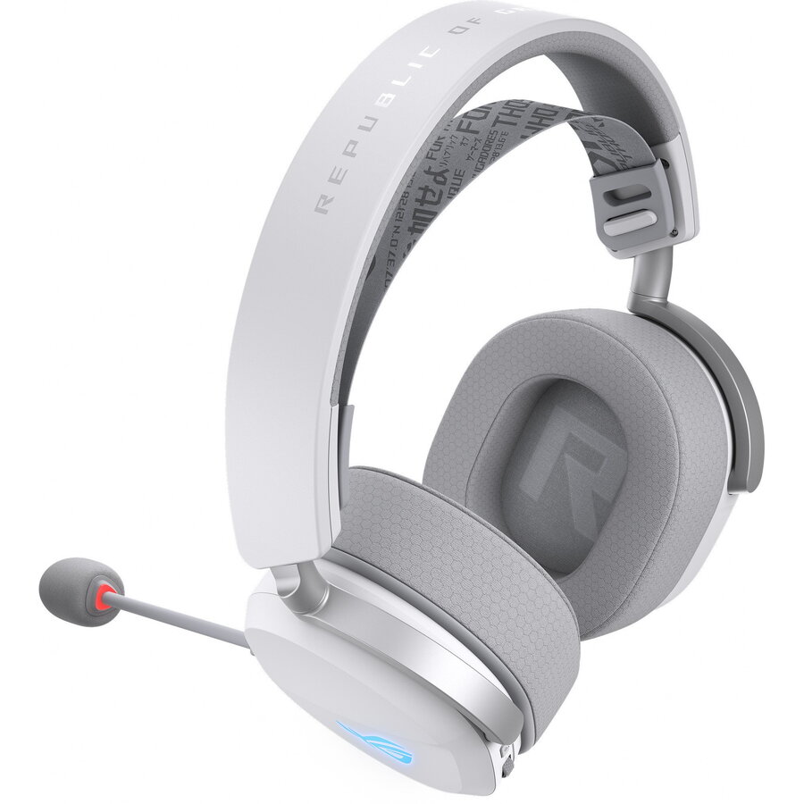 Casti ROG Pelta (white, Bluetooth, USB dongle, USB-C)