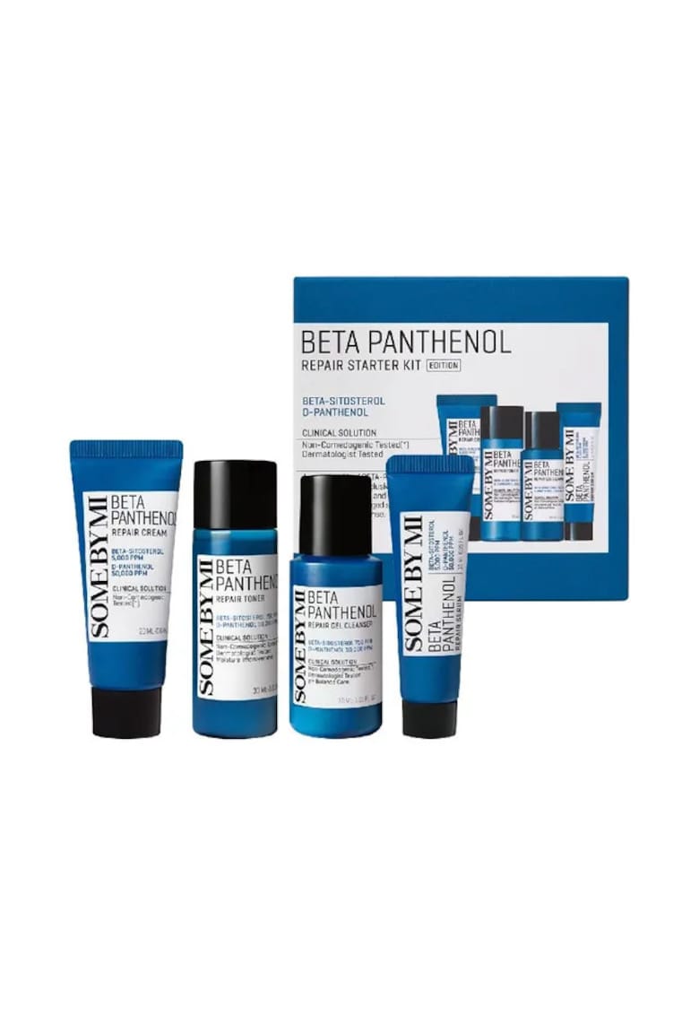 Set reparator pentru ingrijire faciala cu beta-panthenol -  4 produse