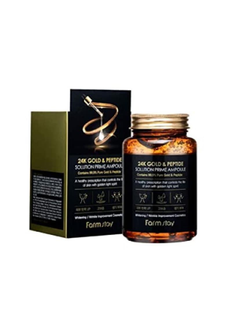 Ser facial  24K Gold & Peptide Solution Prime Ampoule - 250ml - hidratare - regenerare - anti-imbatranire