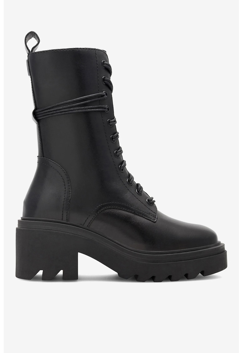 Ghete dama  5903419555671 - Piele naturala - Negru
