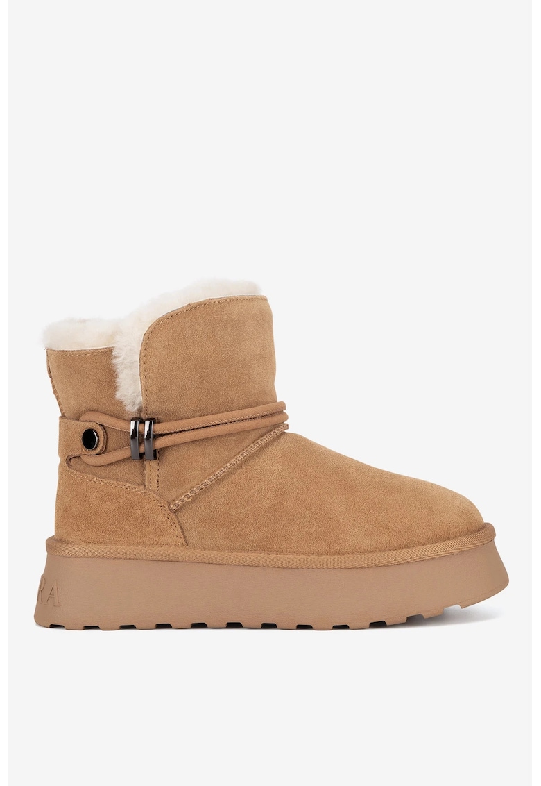 Ghete dama  5905588964421 - Piele intoarsa - Maro - Maro