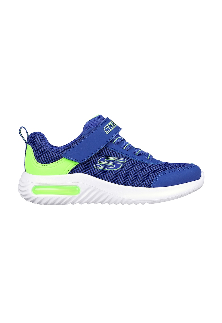 Pantofi sport cu inchidere velcro Bounder-Tech - Albastru royal/Verde lime