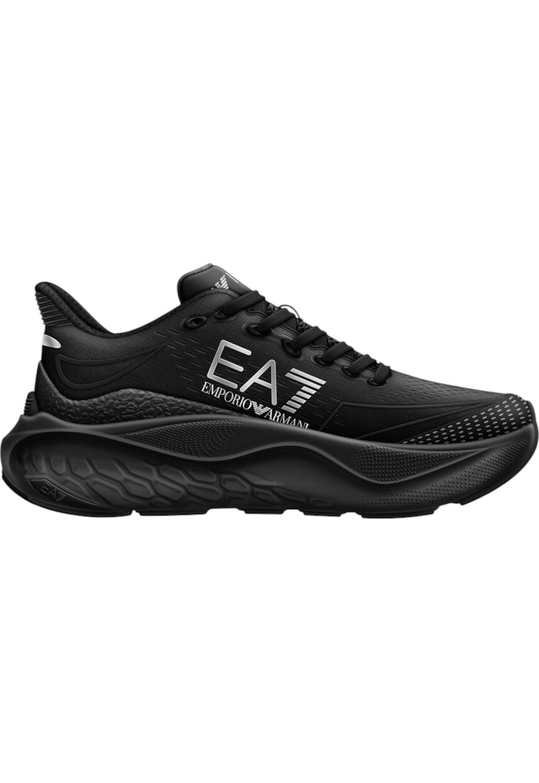 Pantofi sport  EA7 Wave Cracking 43621 - Negru/Argintiu