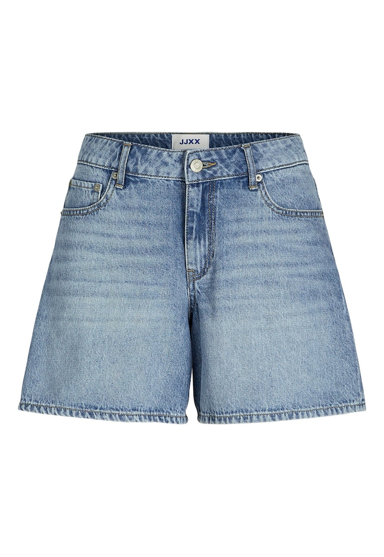 Pantaloni scurti din denim dama  12267289 - Bumbac - Albastru - Albastru