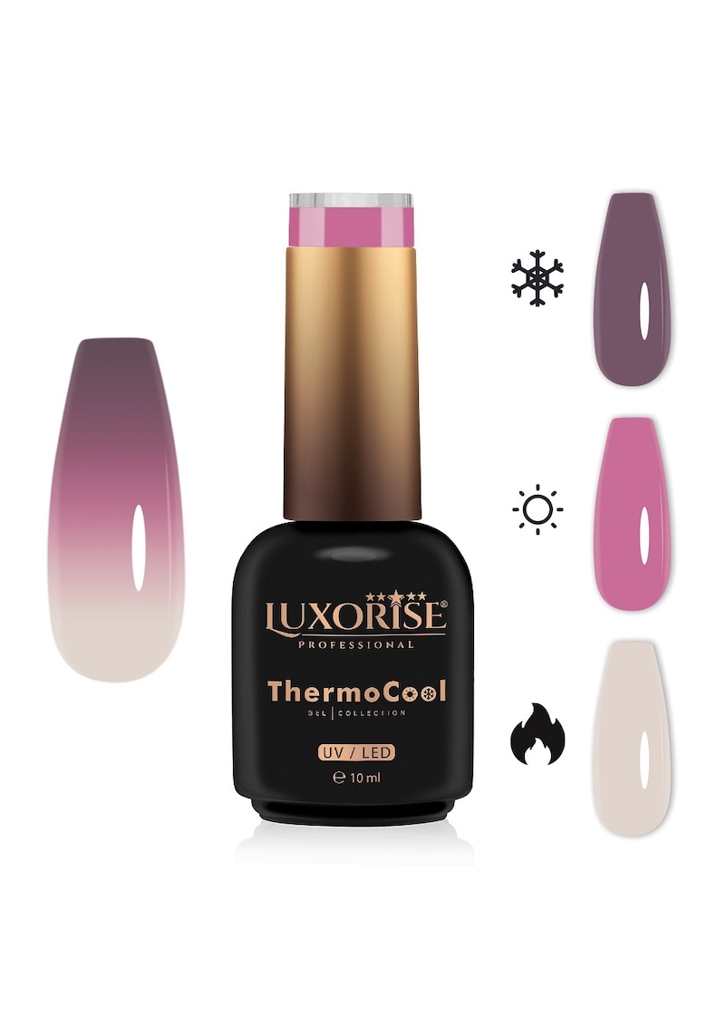 Oja Semipermanenta Termica 3 Culori  ThermoCool - Peony Petals 10ml