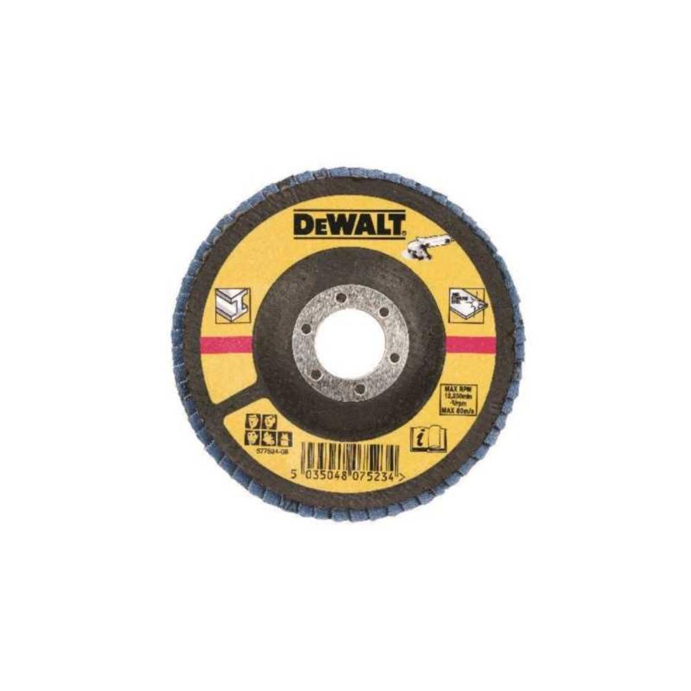 Disc lamelar pentru metal DeWalt DT3310, 125 mm, granulatie 80