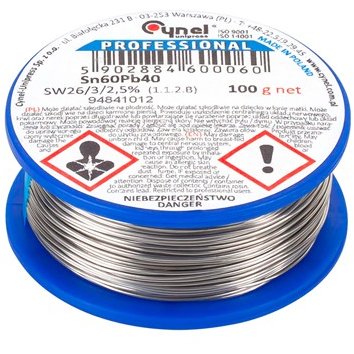 ROLA FLUDOR SN60PB40 CYNEL 0.7MM 100G