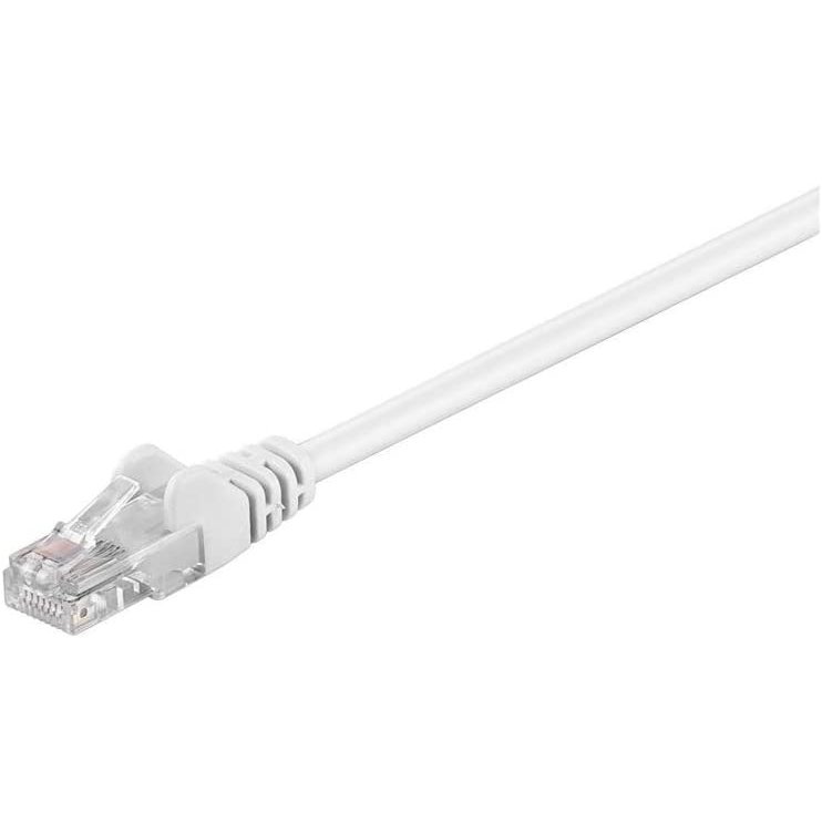 Patchcord U/UTP Cat 5E 10m White