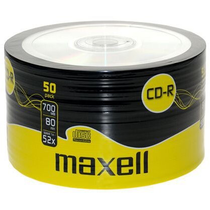 Pachet CD-R 50 Bucati Capacitate 700 MB/80 min Viteza max. Scriere 52X Bulk