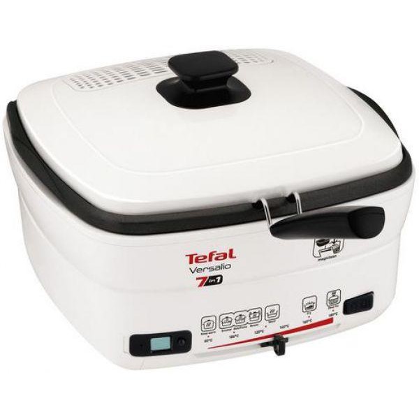 Friteuza 7 in 1 Tefal Versalio Deluxe FR490070, 1600 W, 1 kg, Bol detasabil, Alb/Negru