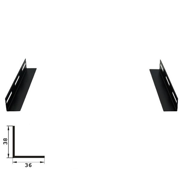 L bracket pentru rack de 1000mm adancime (pentru sustinerea echipamentelor) montare fixa