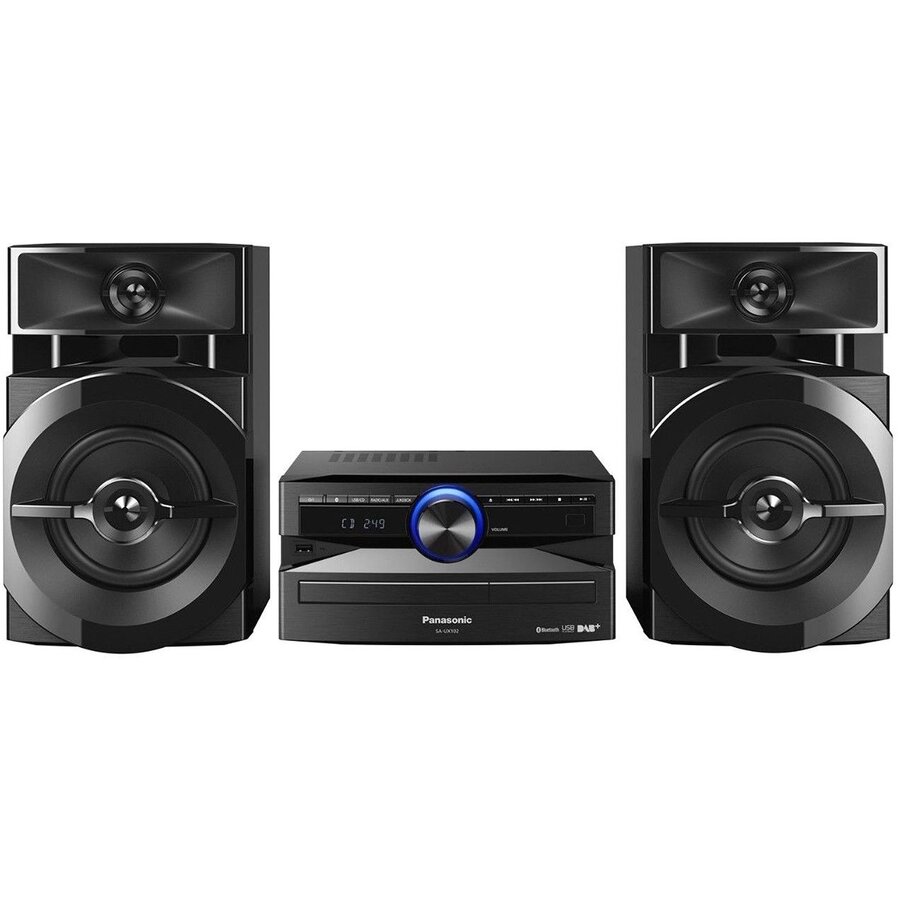 Sistem audio Panasonic SC-UX100E-K, 300W, Bluetooth, Negru