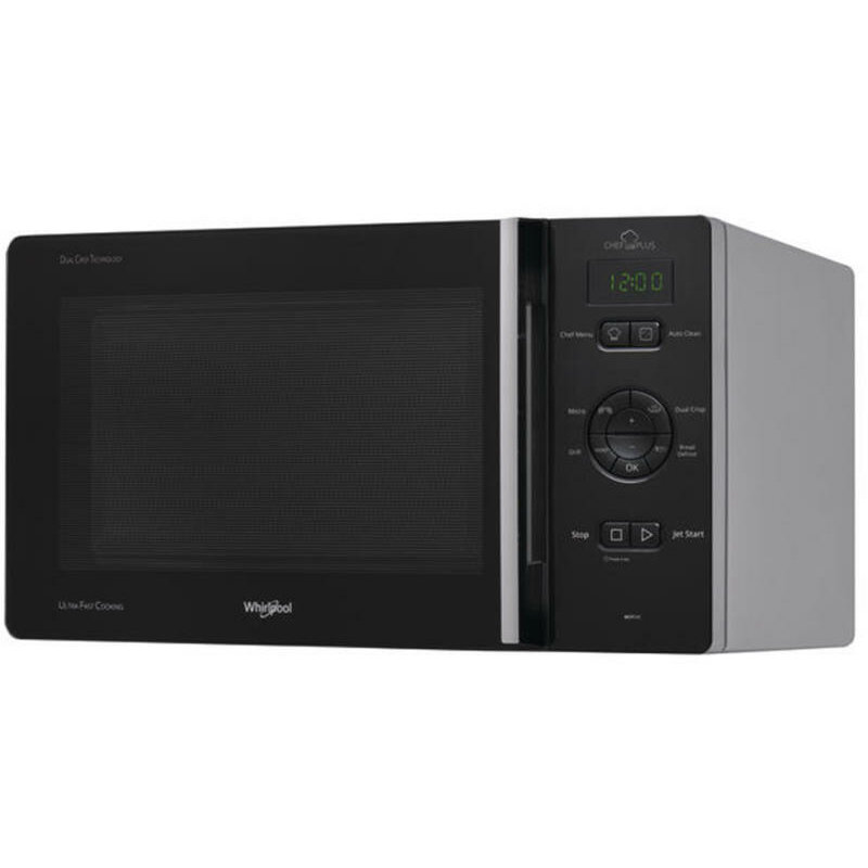 Cuptor cu microunde Whirlpool MCP 345 SL, functie grill, negru
