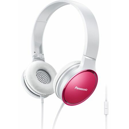 Casti audio cu banda, Panasonic RP-HF300ME-P, Microfon, Roz