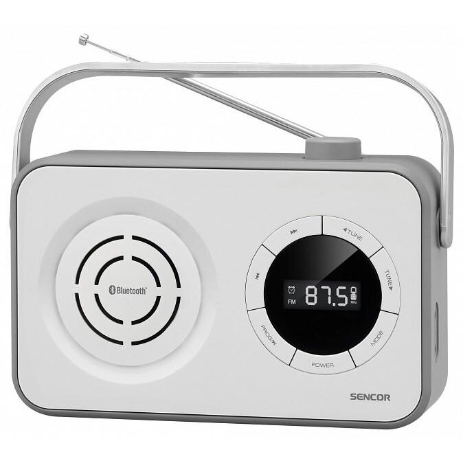 Radio Sencor SRD 3200W Bluetooth, alb