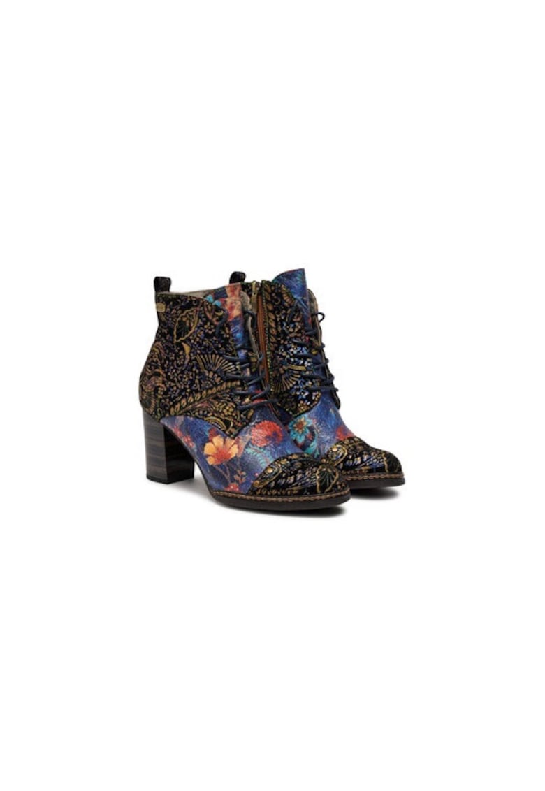 Ghete dama  304356735 - Piele naturala - Albastru - Albastru
