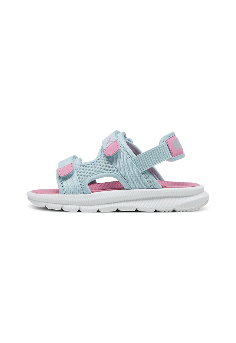 Sandale cu velcro Evolve - Roz pastel/Albastru glaciar