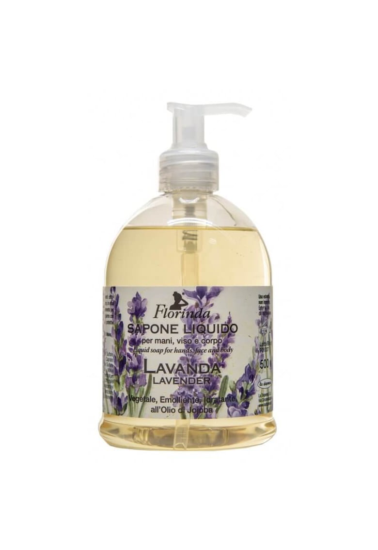 Sapun lichid Florinda pentru maini - fata si corp cu parfum de Lavanda -  500 ml
