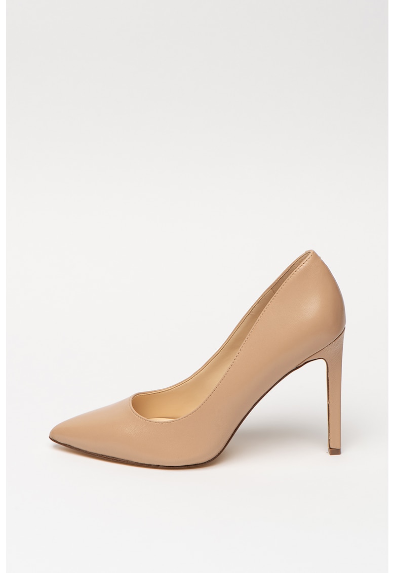 Pantofi stiletto de piele - cu varf ascutit Tatiana
