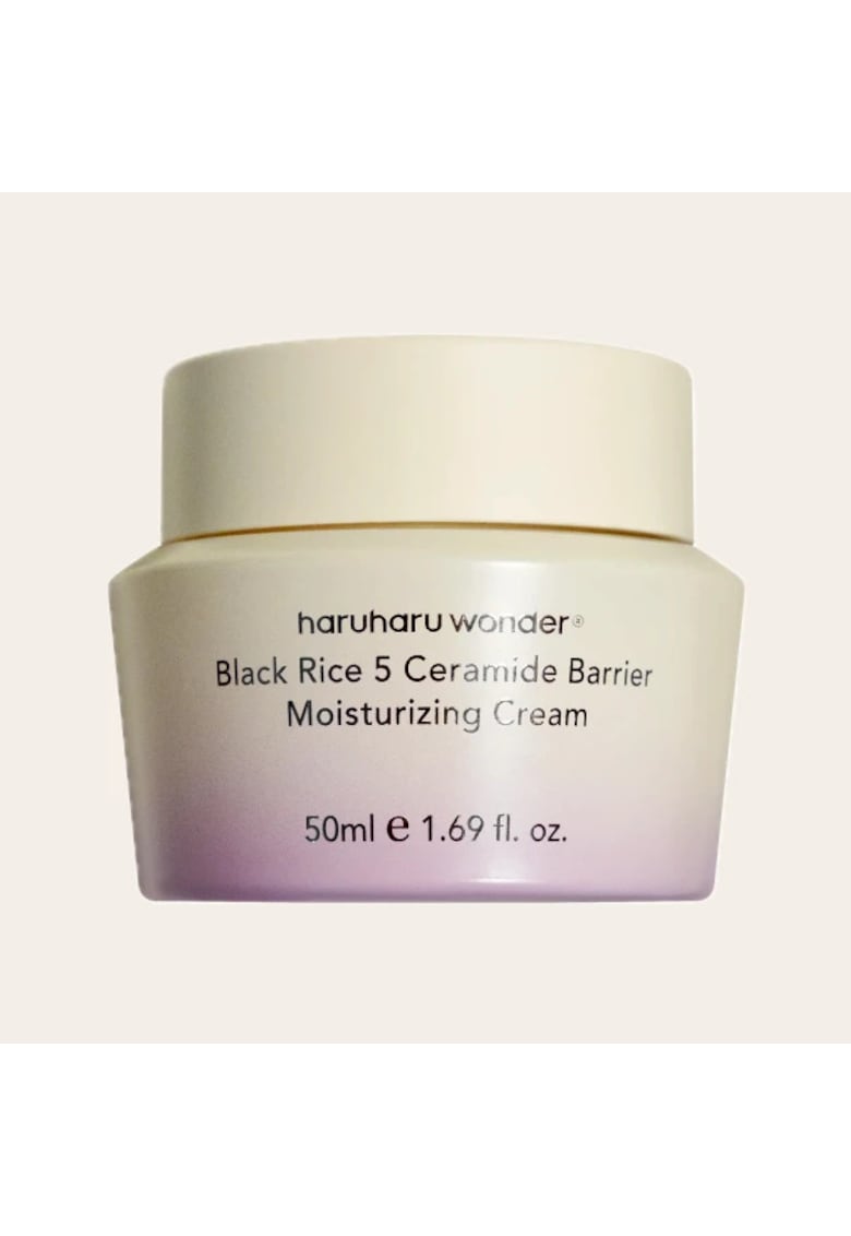 Crema vegana pentru ten - Black Rice 5 Ceramide Barrier Moisturizing Cream -  50ml