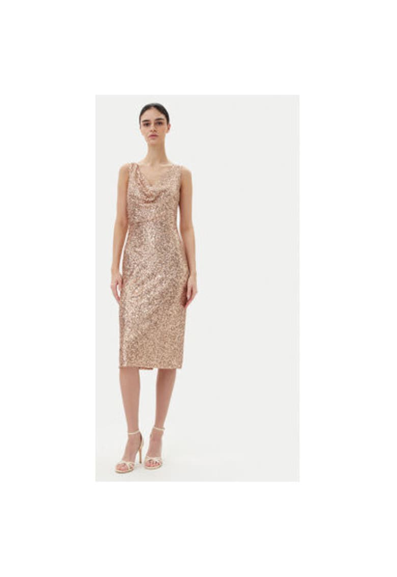 Rochie dama  CFC0123778003 - Poliester - Auriu - Auriu