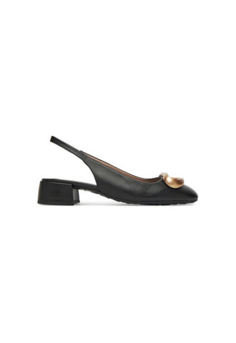 Oferte la Sandale dama - HV253993 -  Piele naturala - Negru