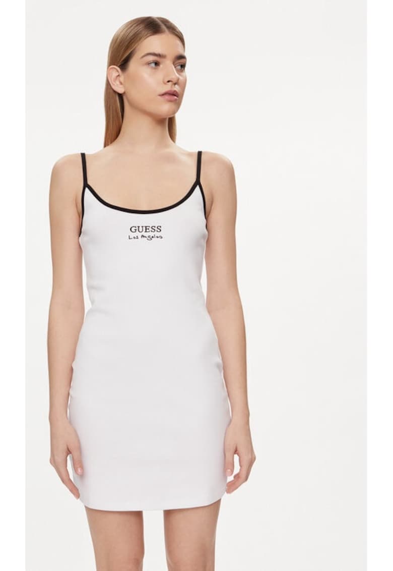 Rochie dama  alb bumbac - Alb