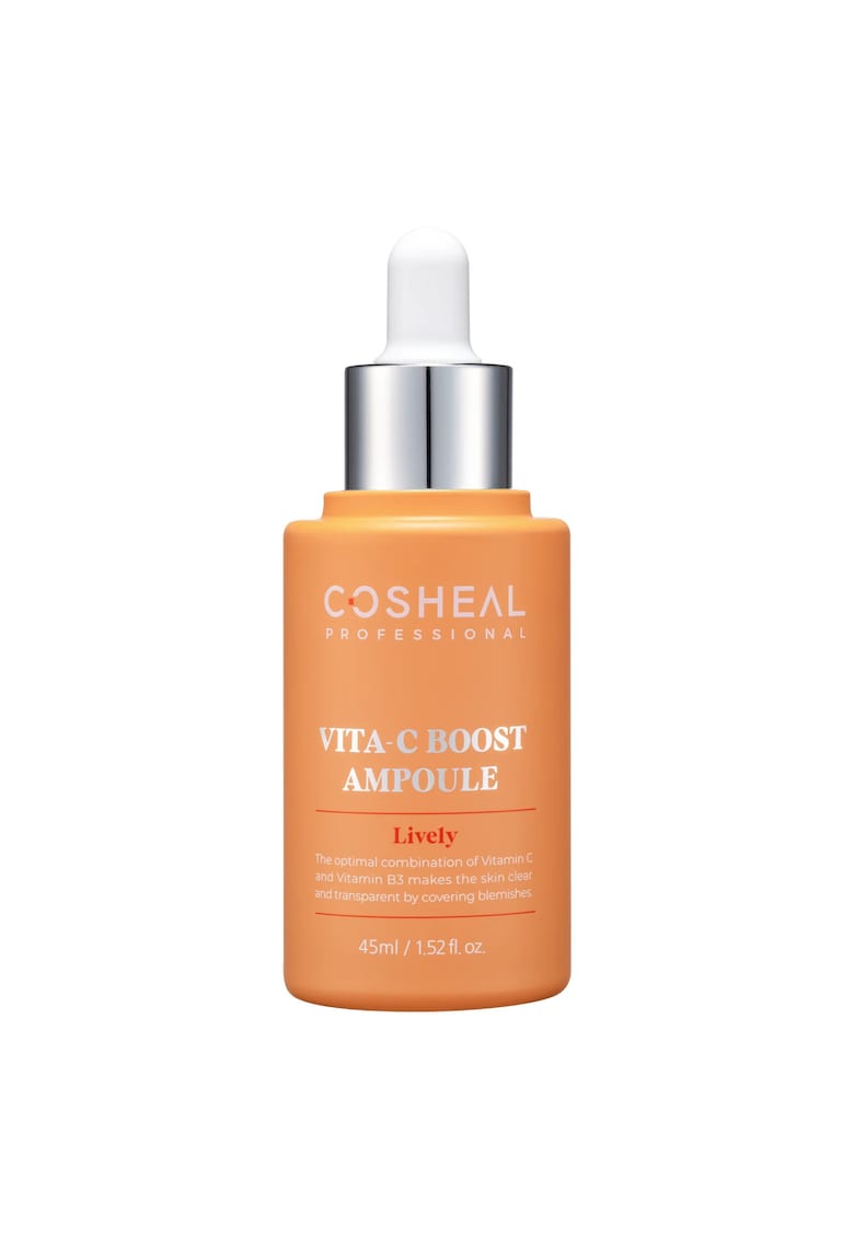 Ser iluminator cu vitamina C si vitamina B3 - VITA-C Boost Ampoule - Lively -  Professional - 45 ml
