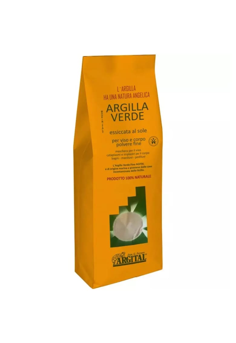 Argila verde pentru uz extern  pulbere fina - 1 kg