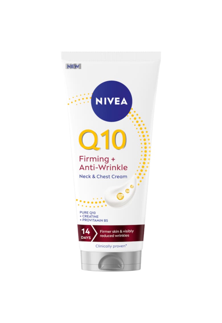 Crema pentru Gat & Decolteu  Q10 Fermitate + Anti-rid - 200ml