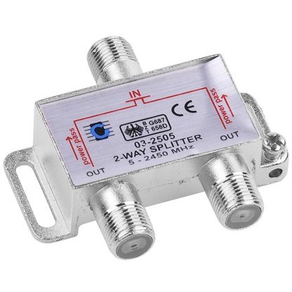 SPLITTER 2 CAI POWER PASS 5-2450 MHZ