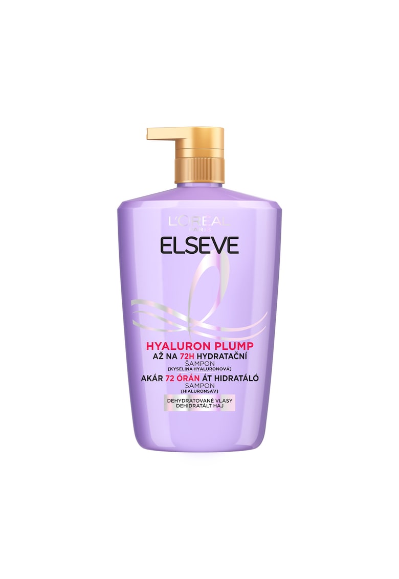 Sampon hidratant  Elseve Hyaluron pentru par deshidratatPlump - 1000 ml